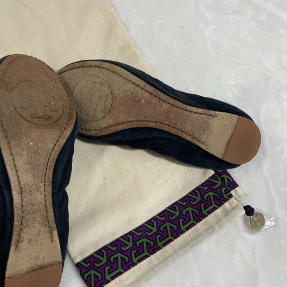 Tory Burch Suede Ballet Flats - Picture 6 of 6